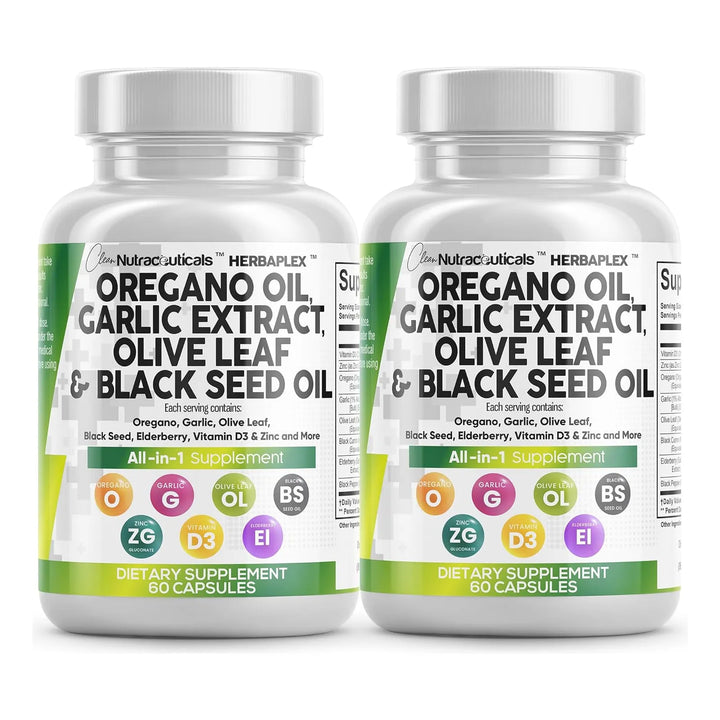 Aceite De Orégano Extracto De Ajo Y Aceite De Semilla Negra - Imagen 1