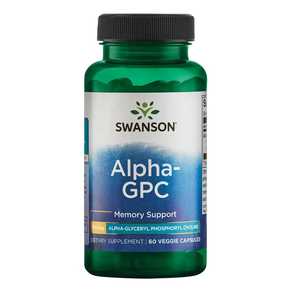 Alpha Gpc 300 Mg 60 Cápsulas Vegetales Mejora De Memoria Y C - Imagen 1