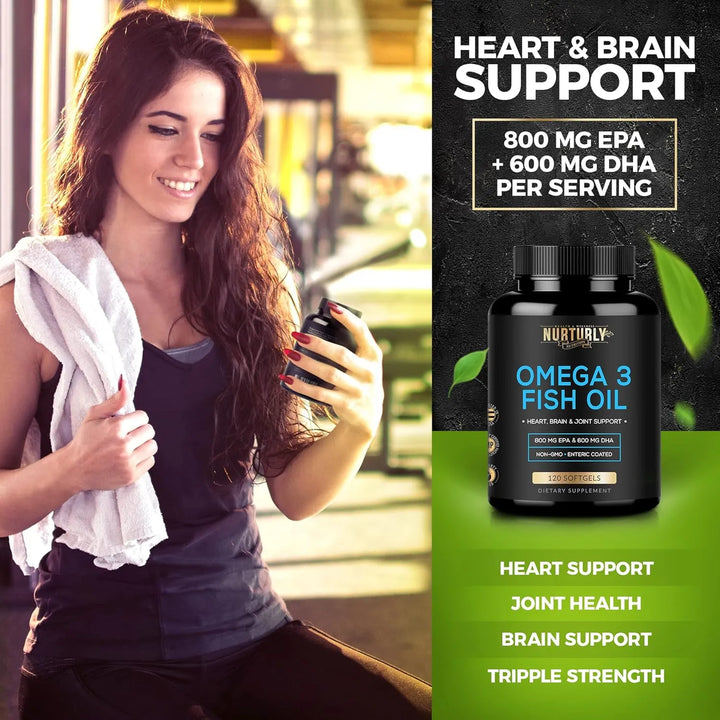 Aceite De Pescado Omega 3 2000 Mg 800 Mg Epa 600 Mg Dha Recu - Imagen 8
