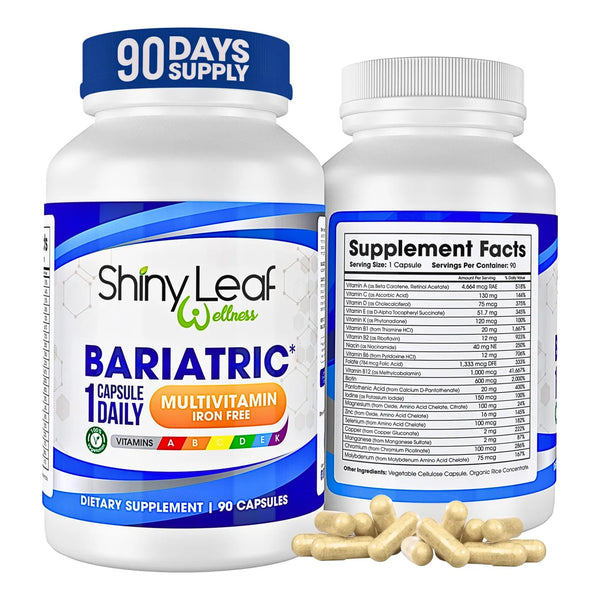 Cápsulas Multivitamínicas Bariátricas Diarias Sin Hierro Para Postcirugía