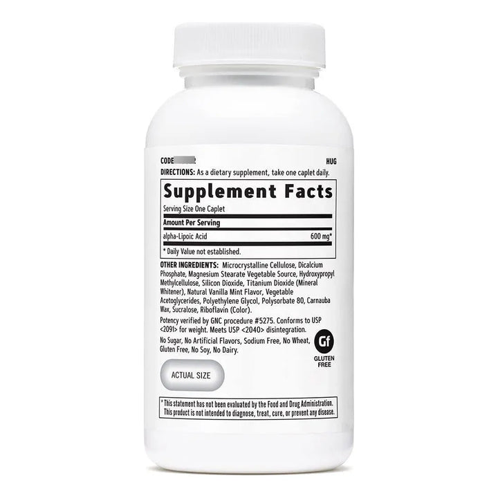 Ácido Alfa Lipoico 600 Mg Antioxidante Para Energía Celular - Imagen 2
