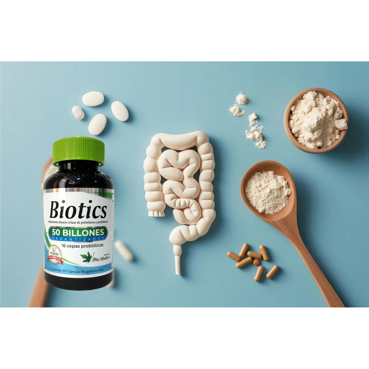 Probióticos Biotics 50billones Sin Sabor - Imagen 3