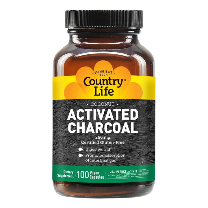 Carbón Activado De Coco 260 Mg 100 Cápsulas Veganas - Imagen 4