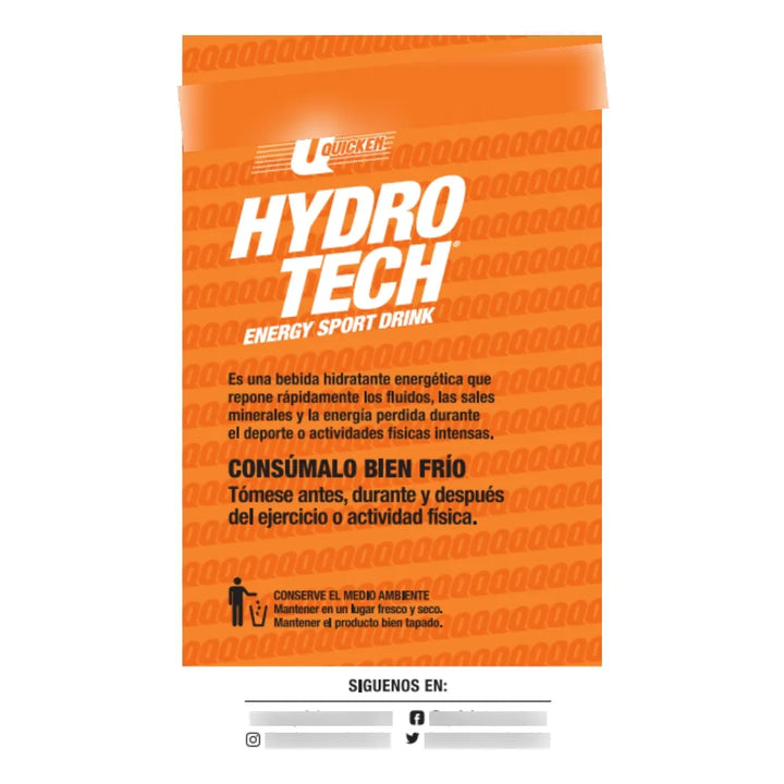 Hidratante Energética Hydrotech Mandarina 1200g Shaker Whey - Imagen 6