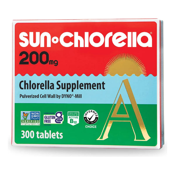 Alga Verde Chlorella 200 Mg Tabletas Con Pared Celular Pulve - Imagen 1