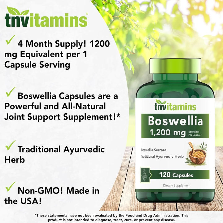 Cápsulas De Extracto De Boswellia Serrata 1200 Mg Para Artic - Imagen 3