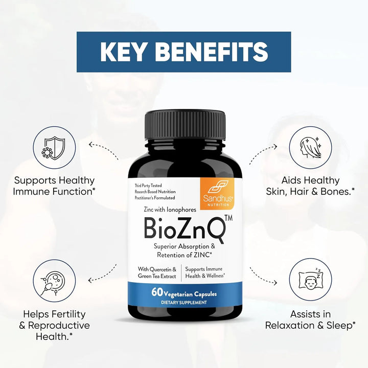 Cápsulas De Zinc Con Quercetina Y Extracto De Té Verde Alta - Imagen 8