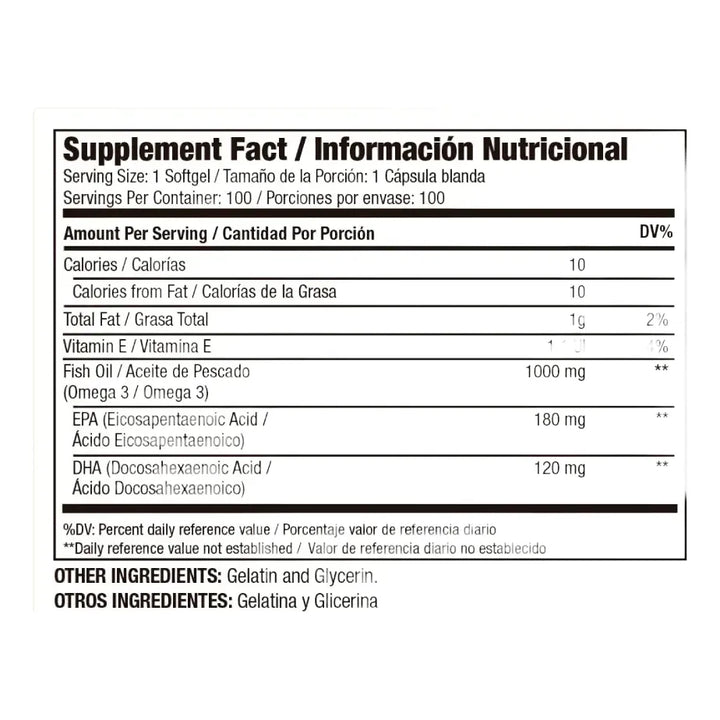 Omega 3  X 100cap Medical Green Omega - Imagen 2