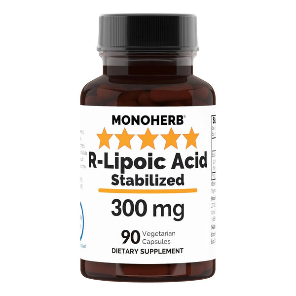 Ácido R-lipoico 300 Mg 90 Cápsulas Estabilizadas Suplemento - Imagen 1
