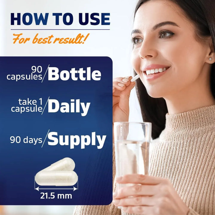 Benfotiamina 300 Mg 90 Cápsulas Vitamina B1 Soluble En Grasa - Imagen 3