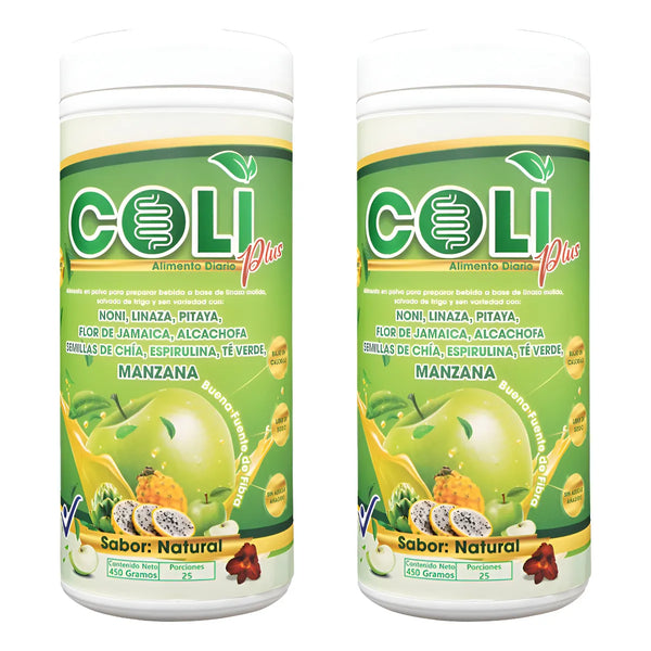 2 Coli Plus Hígado Graso Manzana Verde - Imagen 1