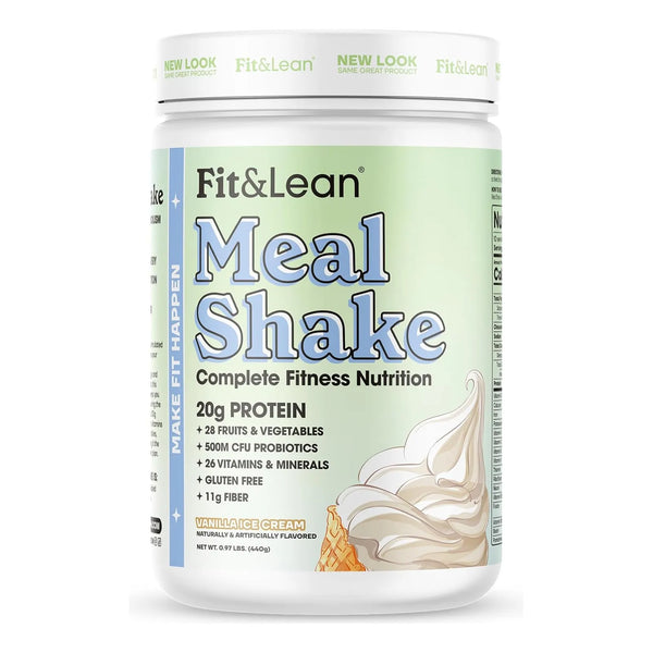 Batido Fit Lean Quema Grasa Sabor Vainilla Reemplazo Comida 1 Lb