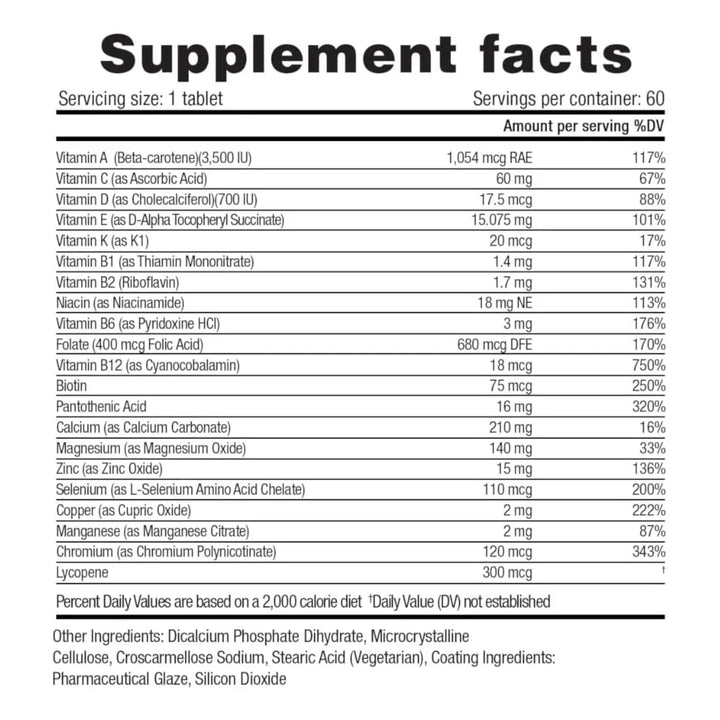 Multivitamínico Diario Máxima Potencia A C D E K B1 B2 B6 B1 - Imagen 5