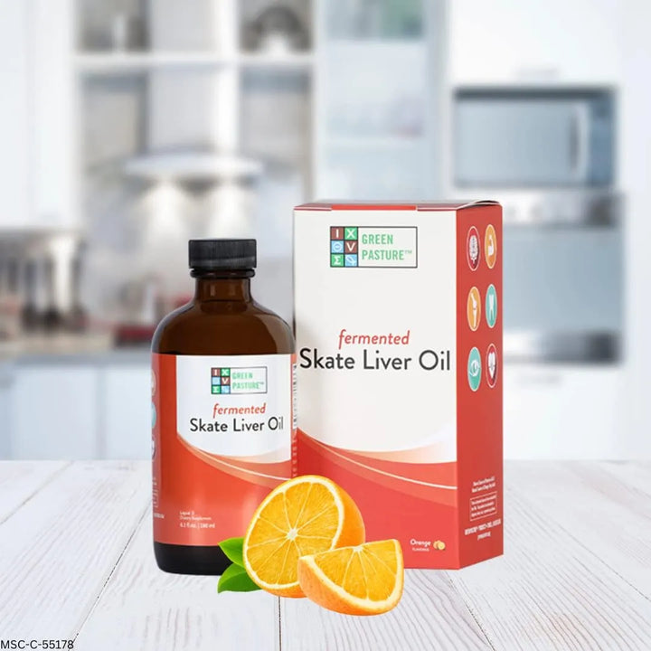Aceite Fermentado Hígado De Patín Sabor Naranja 177 Ml - Imagen 5