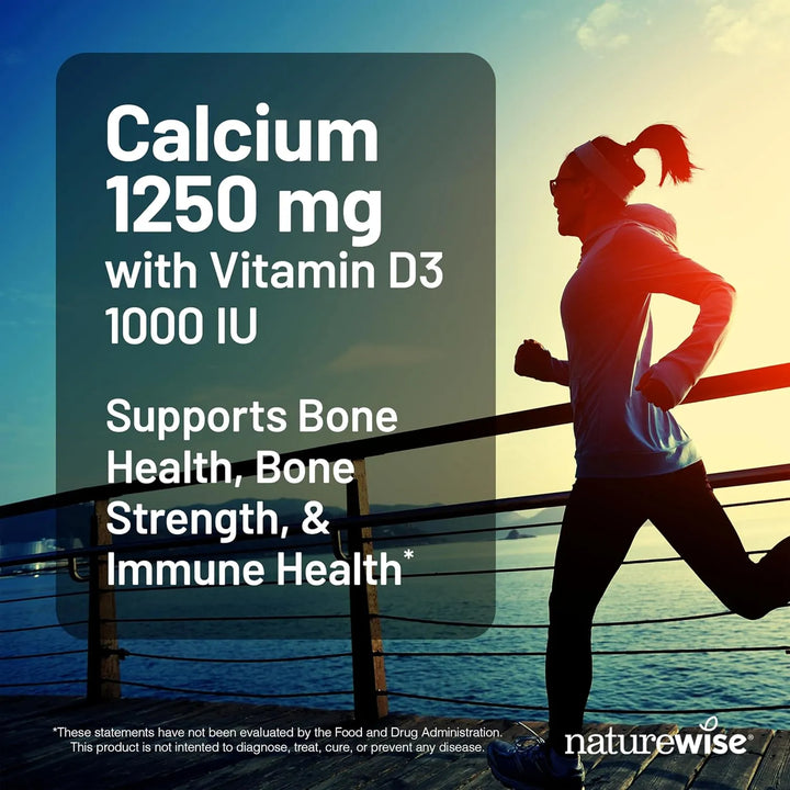 Calcio 1250mg Con Vitamina D3 1000ui Aceite De Coco Mct Orgá - Imagen 2