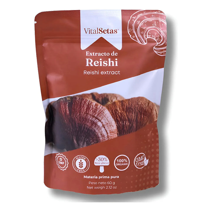 Reishi Ganoderma Vitalsetas 60g Natural - Imagen 1