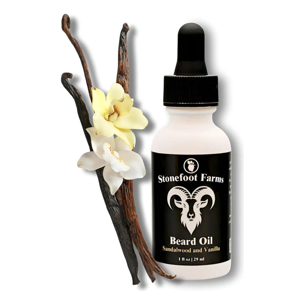 Aceite Para Barba Sándalo Y Vainilla Hidratante Suavizante A Fragancia - Imagen 1