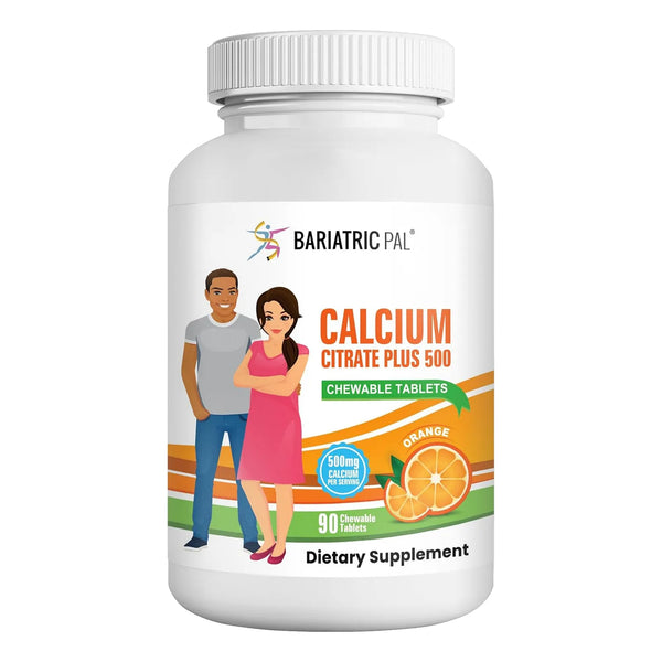 Tabletas Masticables De Citrato De Calcio 500 Mg Sabor Naran - Imagen 1