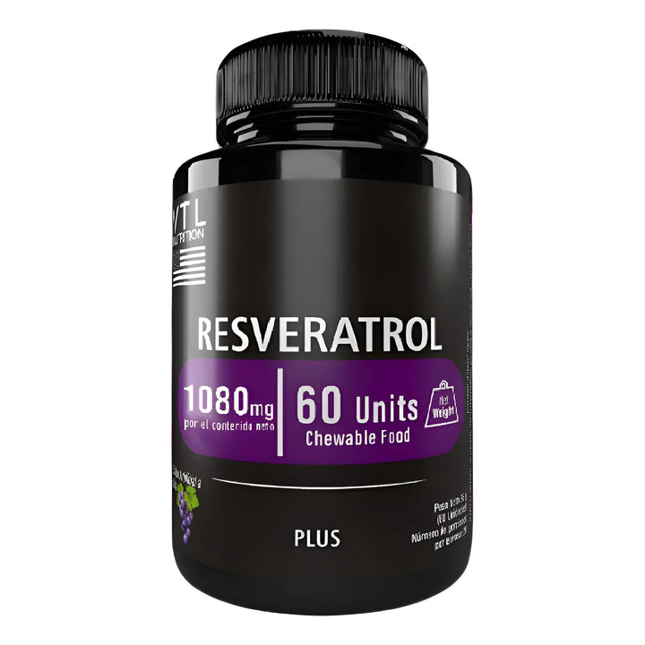 Resveratrol Puro Original 60 Capsulas Anti Envejecimiento Con Colageno Uva - Imagen 1