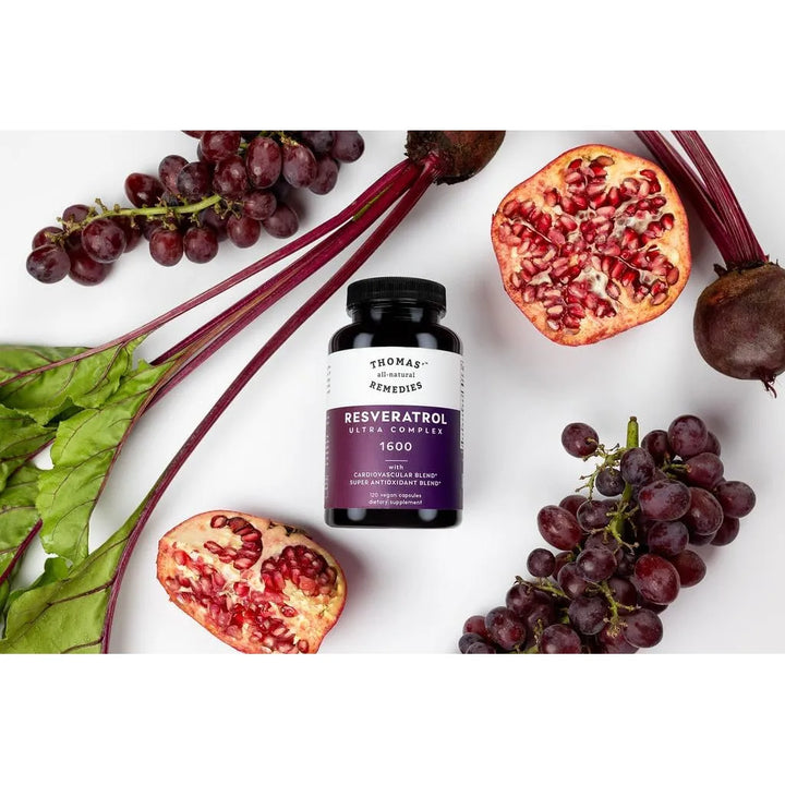 Antioxidante Orgánico Resveratrol 1600mg Con Extracto De Sem - Imagen 3