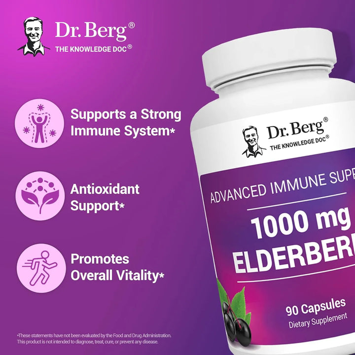 Cápsulas De Saúco Negro Con 15,000 Ui Vitamina D 60 Mg Zinc - Imagen 3