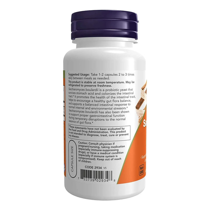 Cápsulas Vegetales Saccharomyces Boulardii 120 Unidades Prob - Imagen 3