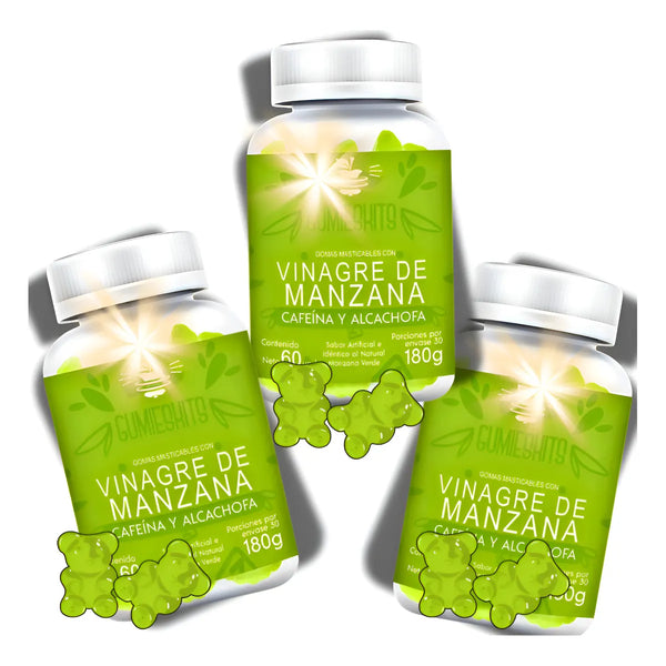 Gomas Adelgazantes Vinagre X3 Limón - Imagen 1