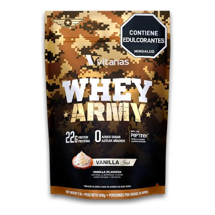 Whey Army 2lb Vitanas Proteina - Imagen 4