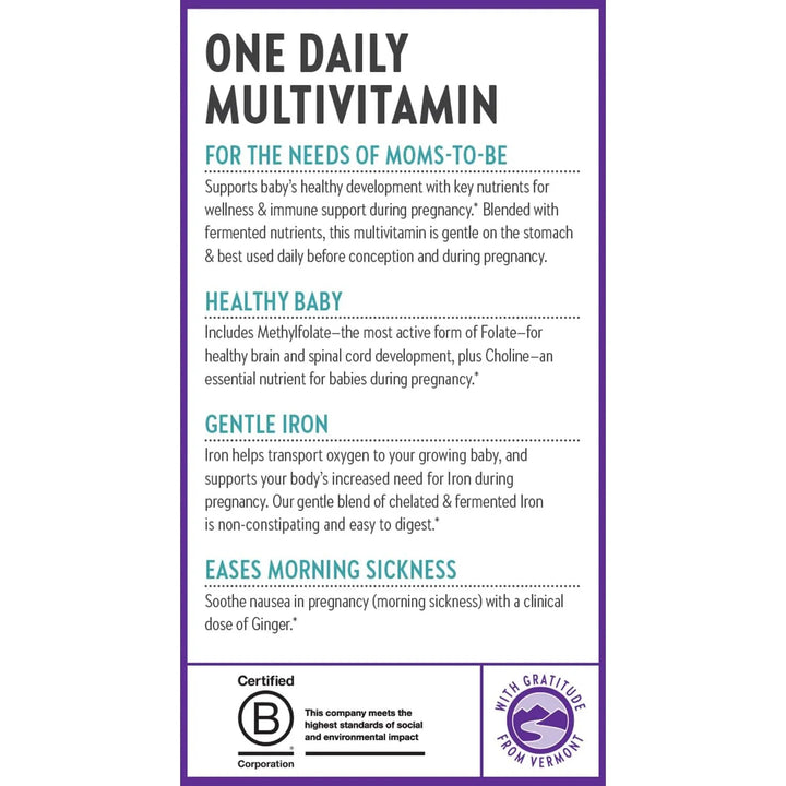 Multivitamínico Prenatal Con Metilfolato Y Colina Para Mamás - Imagen 8