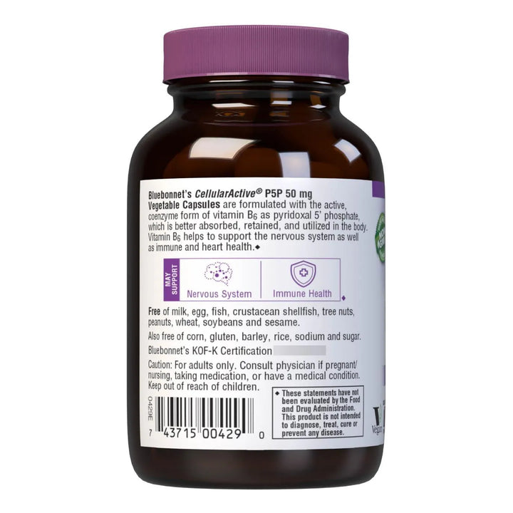 Cápsulas P-5-p 50mg 90 Unidades Para Salud Celular - Imagen 3