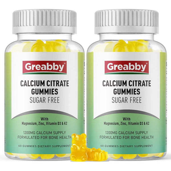 Gomitas De Citrato De Calcio 1200 Mg Sabor Piña Con Vitamina - Imagen 1