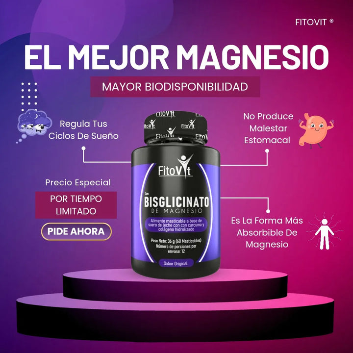 Bisglicinato De Magnesio X3 Original - Imagen 10