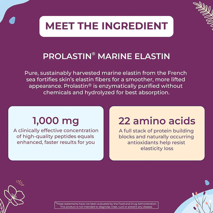 Elastina 1000 Mg Mejora Salud Piel Firmeza Elasticidad Menos - Imagen 6