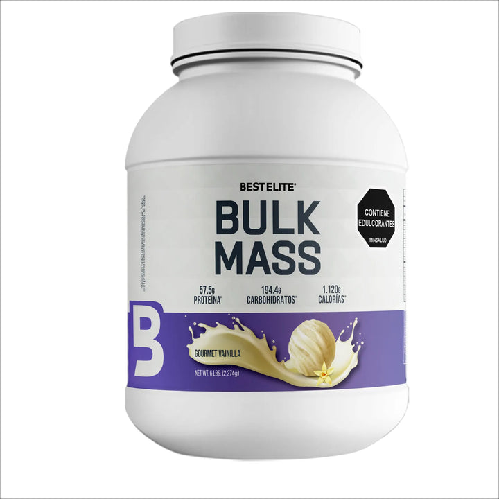 Proteina Hipercarolina Bulk Mass 6 Libras 6lb 6 Lb De Best Elite Mega Gainer Pro Smart Super - Imagen 2