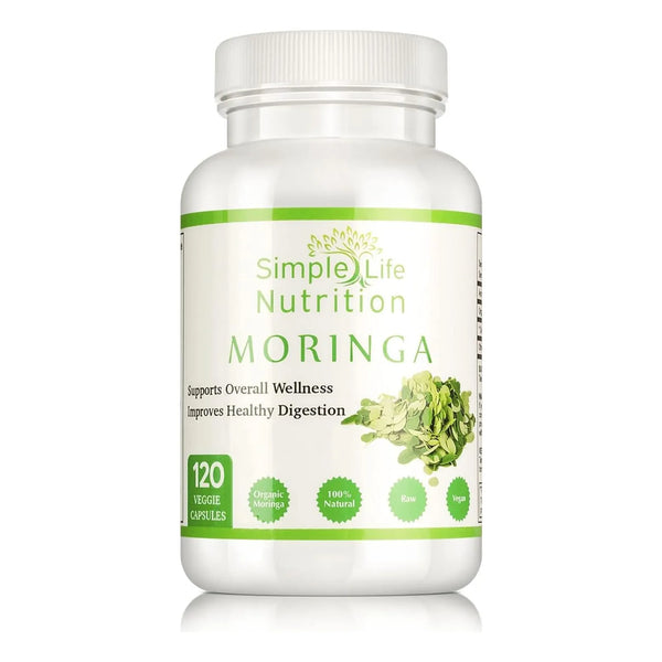 Cápsulas De Polvo De Moringa Orgánica Extracto De Hoja Oleíf - Imagen 1