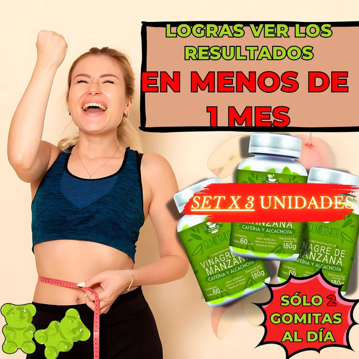 Gomas Adelgazantes Vinagre X3 Limón - Imagen 3