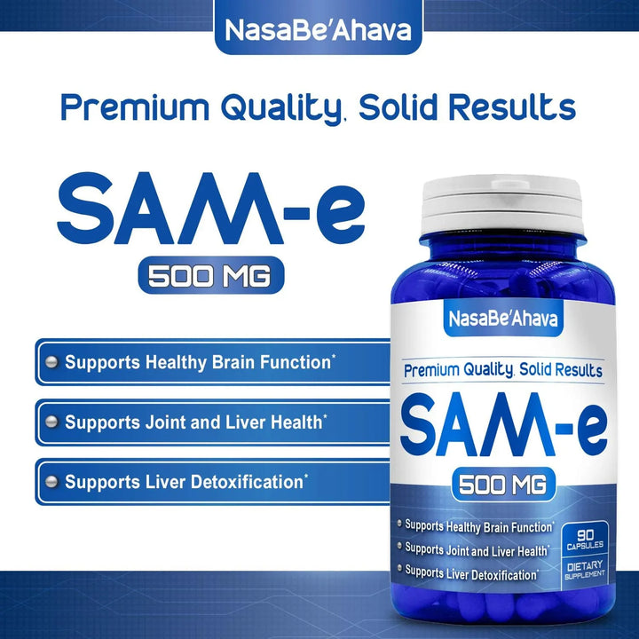 Sam-e 500mg Fácil Absorción Apoyo Articular Y Estado De Ánim - Imagen 4