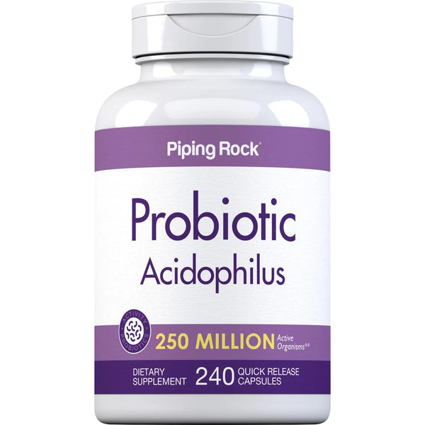 Cápsulas Probióticas Acidophilus 240 Unidades 1 Mg 250 Millo - Imagen 1