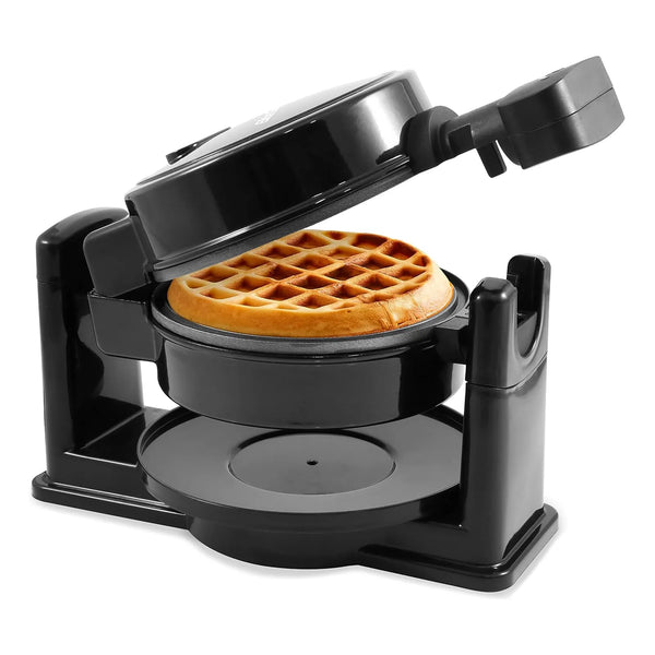 Waflera Giratoria Antiadherente Elite Gourmet Para Waffles Gruesos Y Más