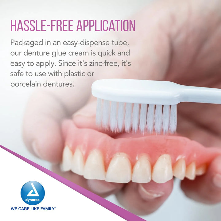 Adhesivo Para Dentaduras Postizas Con Sabor A Menta Fácil Ap - Imagen 3