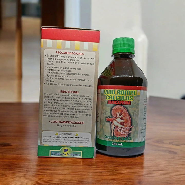 Rompe Calculos Chancapiedra 360 Ml Natural - Imagen 4
