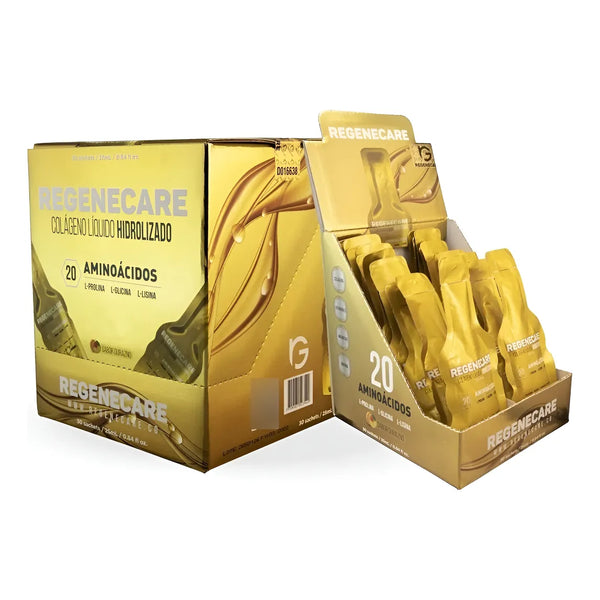 Colágeno Sachet Dorado Durazno - Imagen 1