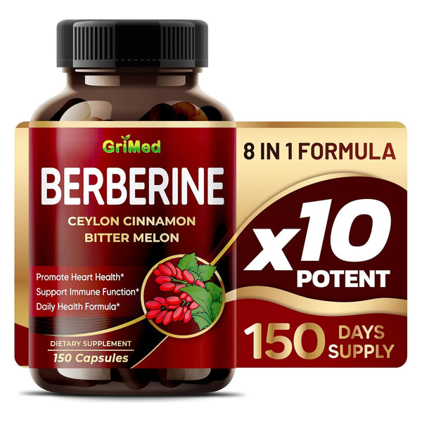 Berberina 9500 Mg Melón Amargo Canela De Ceilán Apoyo Inmuno - Imagen 1