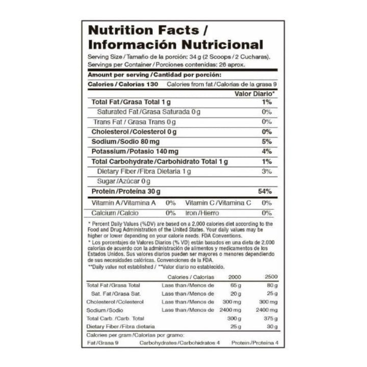 Proteína Isolate Gourmet 2 Lb - Imagen 3