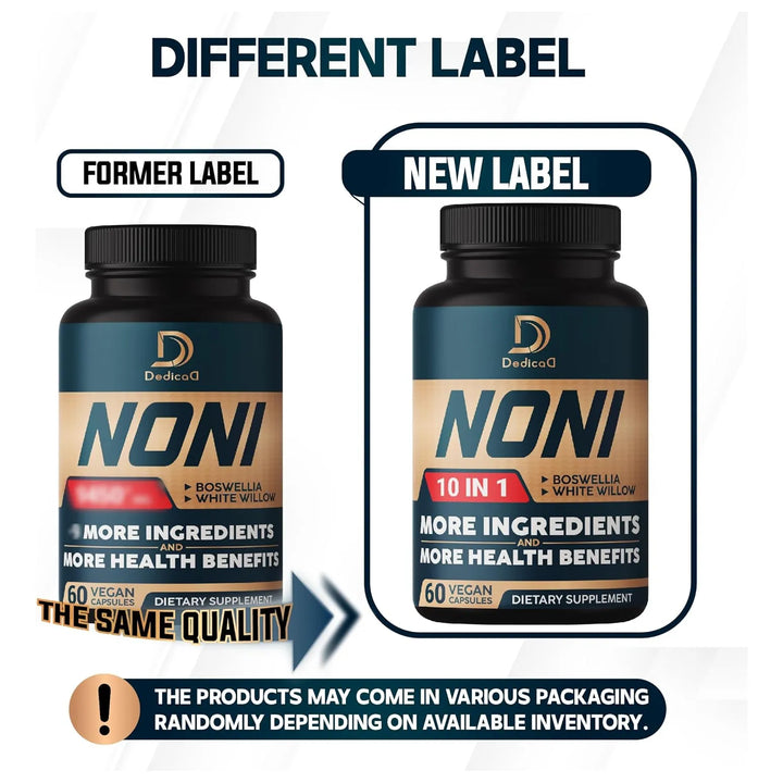 Cápsulas De Noni 8850 Mg 10 En 1 Con Saúco Boswellia Cúrcuma - Imagen 8