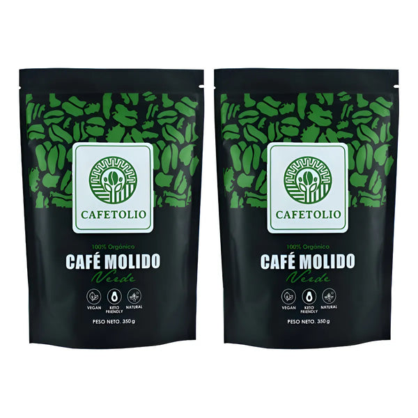 2 Café Verde Molido Cafetto Suave Amargo - Imagen 1