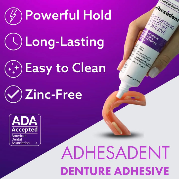 Adhesivo Hidratante Para Dentaduras Postizas Agarre Seguro S - Imagen 5