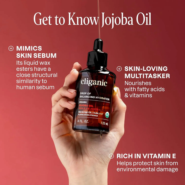 Aceite De Jojoba Organico 100% Puro Premium Cliganic 480 Ml - Imagen 3