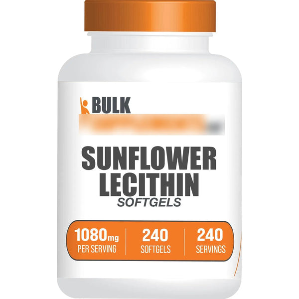 Capsulas Blandas De Lecitina De Girasol 1080 Mg Soporte De Vitalidad 240 Unidades