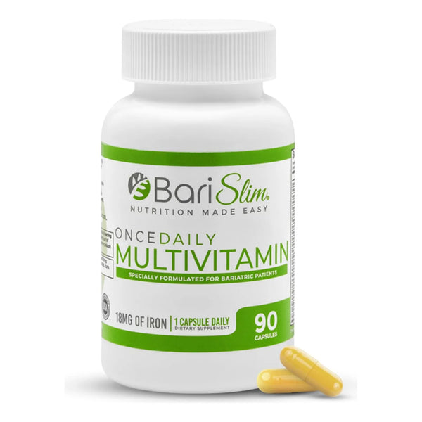 Capsulas Multivitaminicas Bariatricas BariSlim 18 Mg Hierro Suministro 90 Dias
